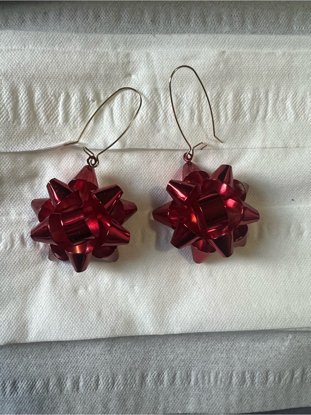 Torrid Red Gift Bow Drop Earrings - Women Jewelry